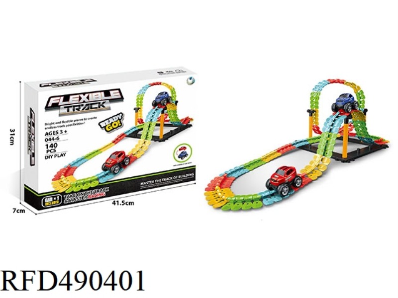 VARIABLE TRACK ELECTRIC BLOCK TYPE ASSEMBLED TRACK (140PCS) (ELECTRIC PACKAGE)