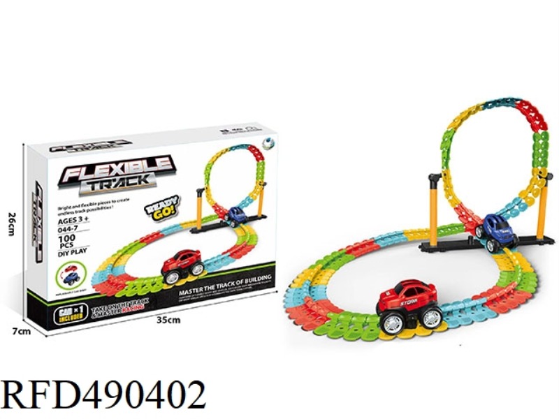 VARIABLE TRACK ELECTRIC BLOCK TYPE ASSEMBLED TRACK (100PCS) (ELECTRIC PACKAGE)