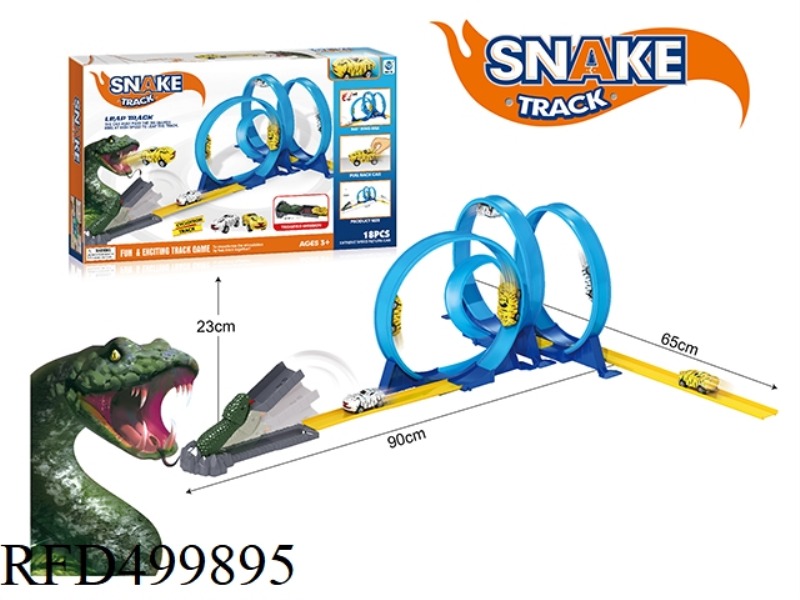 FOUR TURNS 360. SOFT TRACK SNAKE HEAD REBOUND TRACK