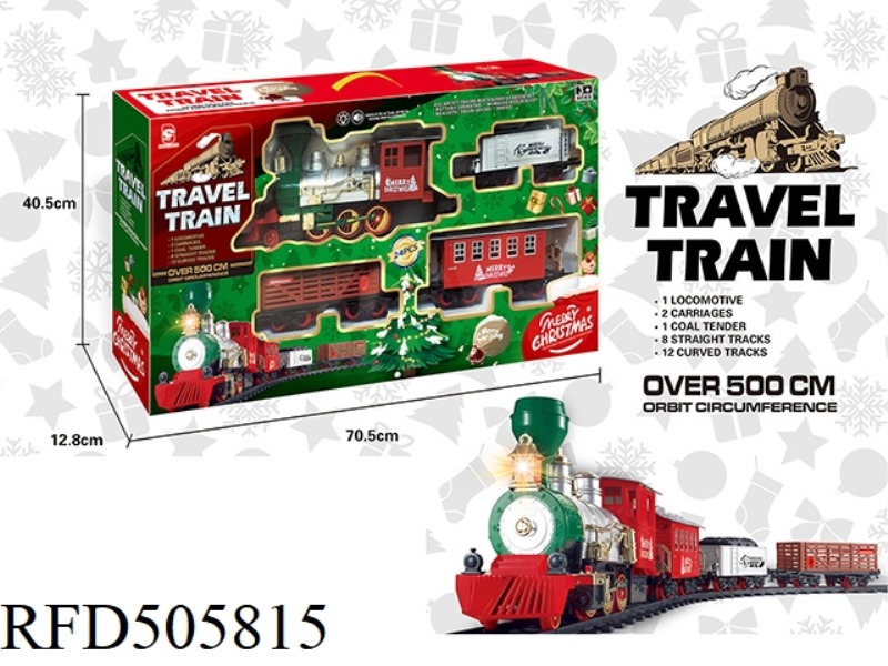 ELECTRIC LIGHTS MUSIC CHRISTMAS TRACK TRAIN