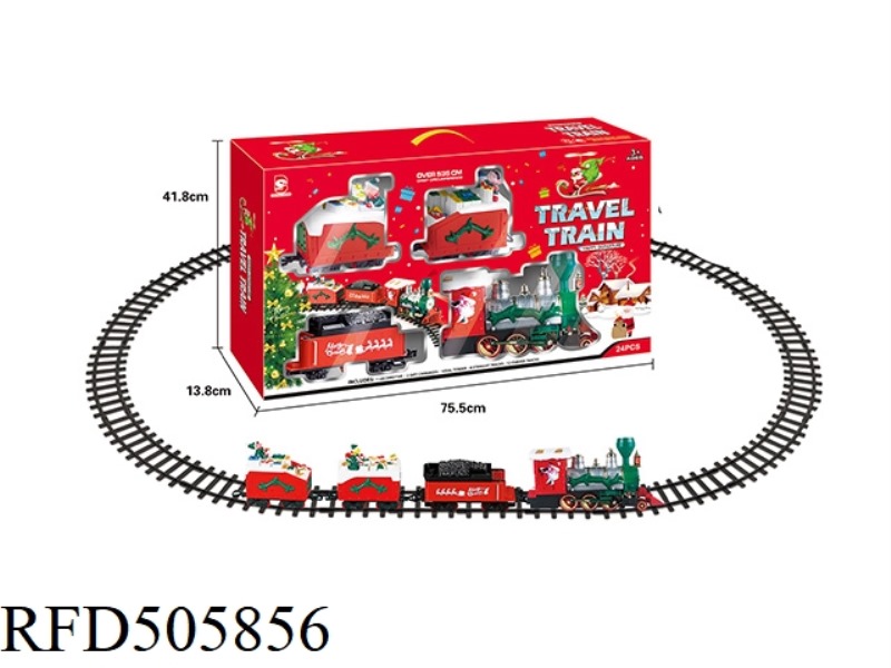 CHRISTMAS RAIL TRAIN WITH MUSIC AND LIGHTS