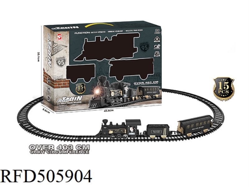 ELECTRIC RAIL TRAINS WITH LIGHTS AND MUSIC