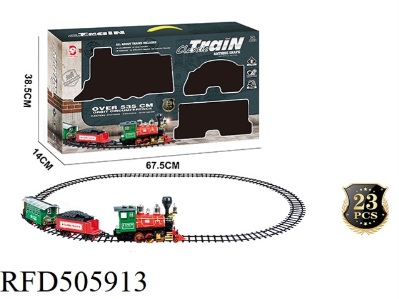 ELECTRIC RAIL TRAINS WITH LIGHTS AND MUSIC