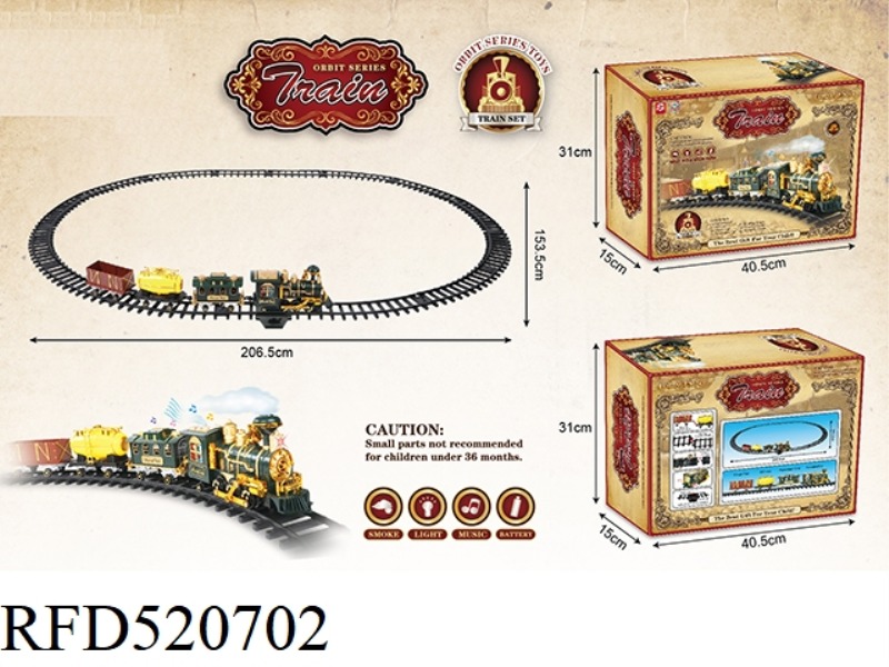 LUXURY ELECTRIC SMOKING TRACK TRAIN