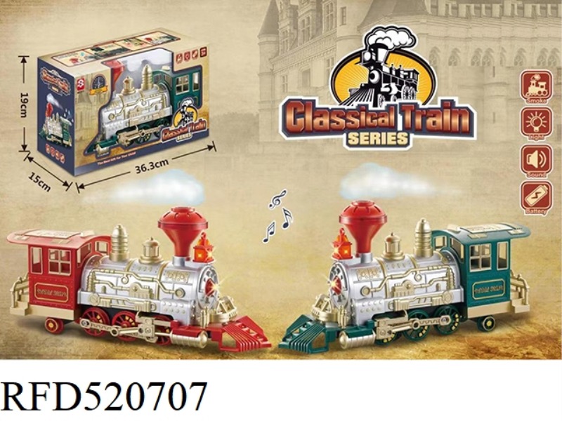ELECTRIC STEAM LIGHTS MUSIC LUXURY TRAIN