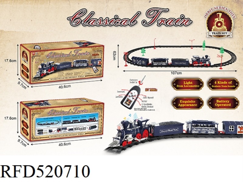 CLASSICAL REMOTE CONTROL RAIL TRAIN