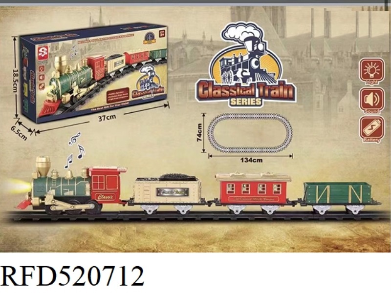 CLASSICAL ELECTRIC RAIL TRAIN