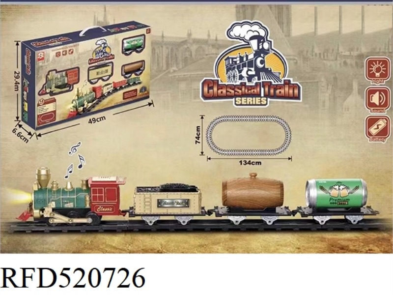 CLASSICAL ELECTRIC RAIL TRAIN