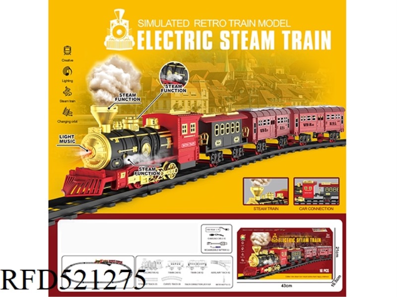 CLASSIC STEAM CHARGING RAIL TRAIN