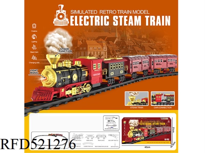 CLASSIC STEAM CHARGING RAIL TRAIN