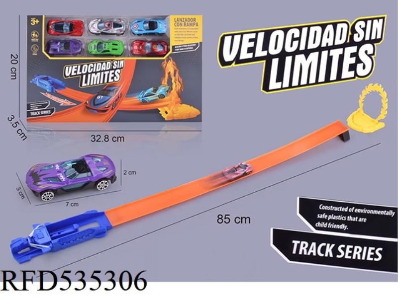 ALLOY CAR FLAME DOOR TRACK SET