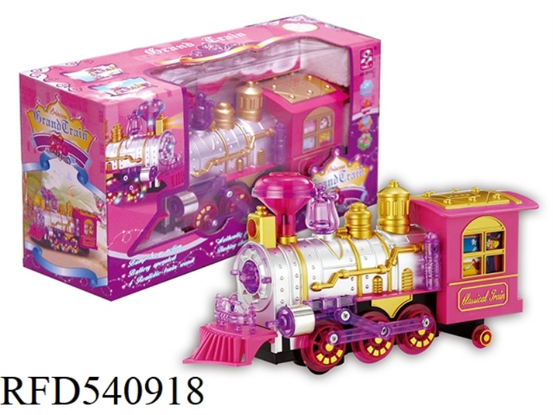 (ELECTRIC UNIVERSAL) CLASSICAL SMOKE LIGHT MUSIC TRAIN [MULTIPLE LIGHTS WITH FLASHING]