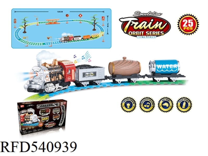 (ELECTRIC FLUORESCENT TRACK) CLASSICAL SMOKING LIGHT MUSIC TRAIN [WITH ACCESSORIES]