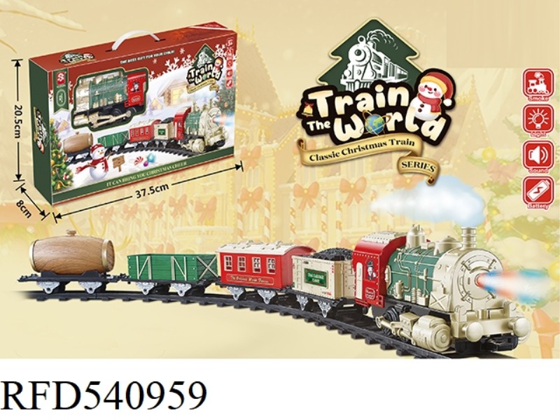 (RAIL ELECTRIC) CHRISTMAS SMOKE LIGHTS MUSIC TRAIN