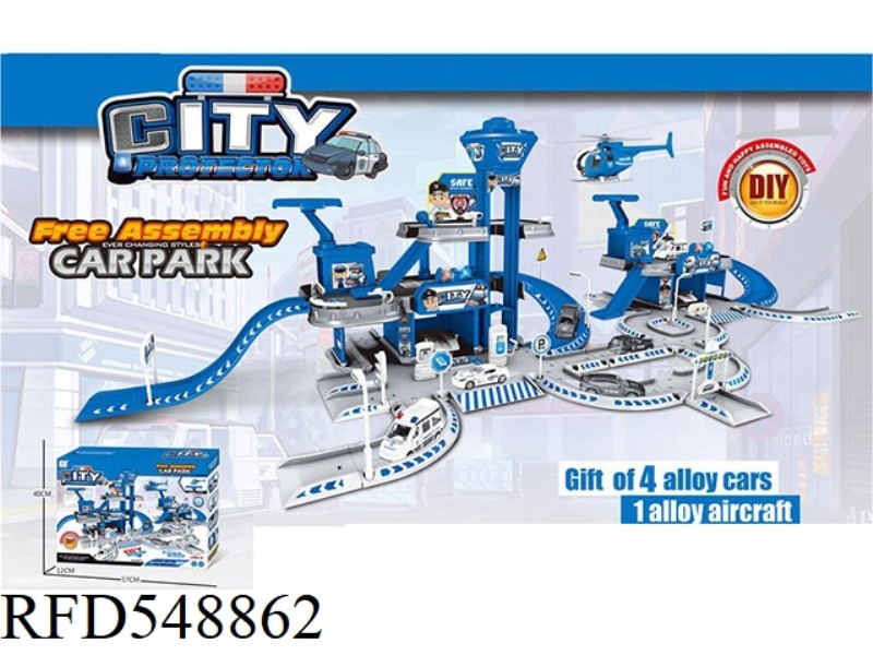 DIY POLICE ASSEMBLED PARKING LOT