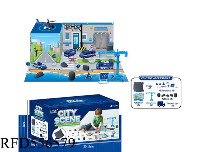 POLICE DIY SCENE SET