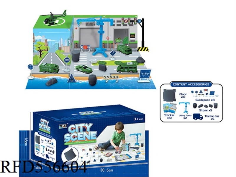 DIY SANITATION SCENE SET