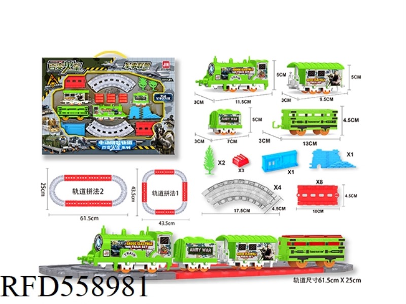 ELECTRIC MILITARY RAIL TRAIN
