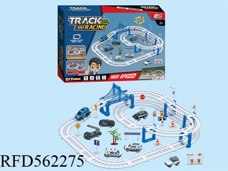 RAILCAR ALLOY POLICE CAR