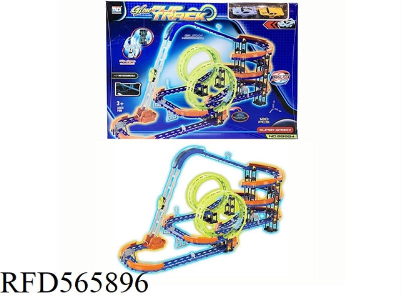 ELECTRIC NIGHT LIGHT STAIR CLIMBING HIGH-SPEED RAIL CAR