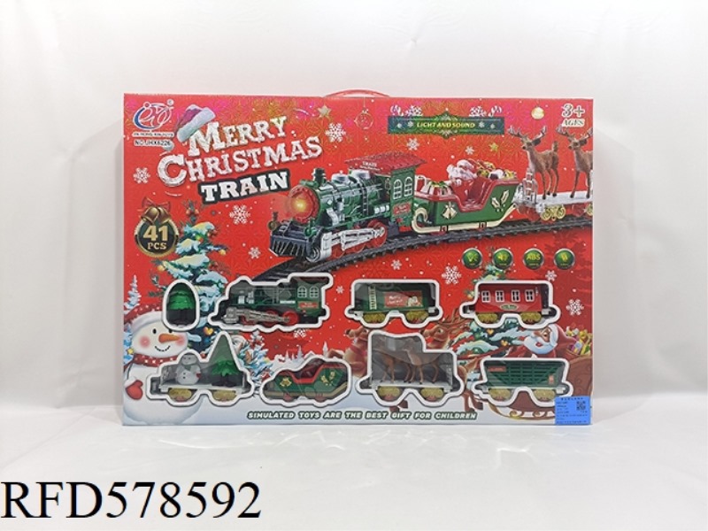 ELECTRIC LIGHT MUSIC CHRISTMAS RAIL TRAIN