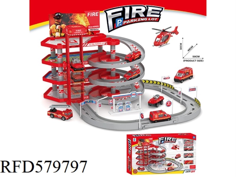 FOUR FLOORS FIRE LIFT PARKING LOT