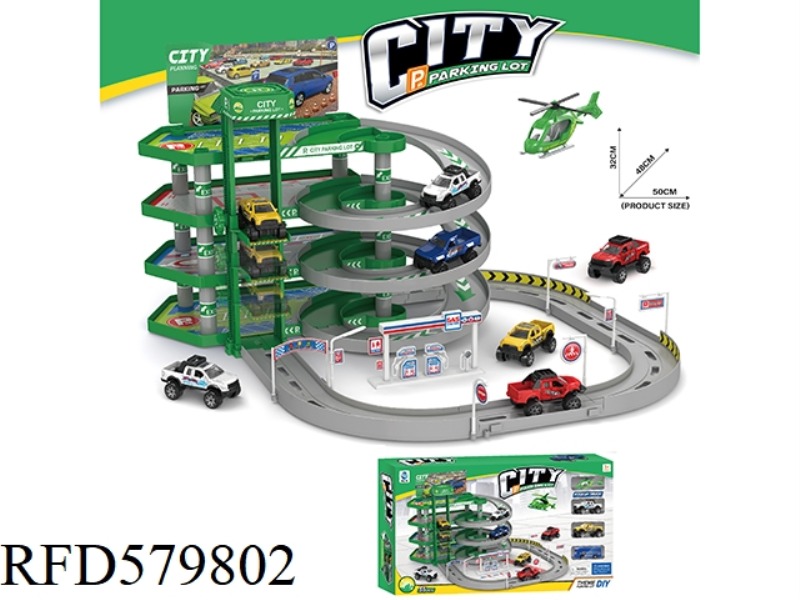 FOUR LEVEL CITY LIFT PARKING LOT