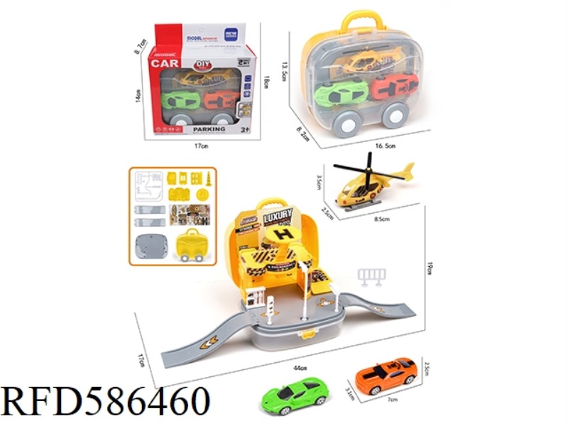 STORAGE PARKING LOT (1AB AIRCRAFT +2 TAXI SIMULATION AB SPORTS CAR)