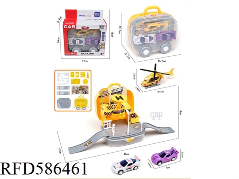 STORAGE PARKING LOT (1AB AIRCRAFT +2 PULL-BACK AB CAR)