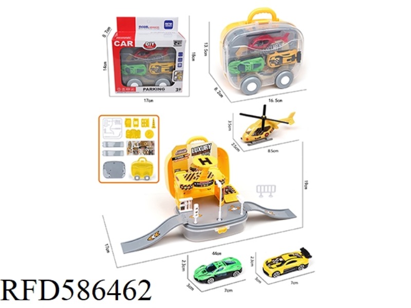 STORAGE PARKING (1AB AIRCRAFT +2 TAXI ALLOY SPORTS CAR)
