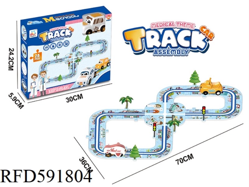 ELECTRIC PUZZLE ASSEMBLING TRACK (24PCS)