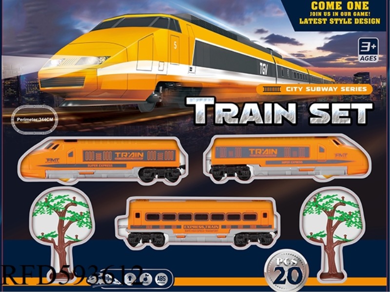 ELECTRIC LIGHTING MUSIC TRAIN (ORANGE)