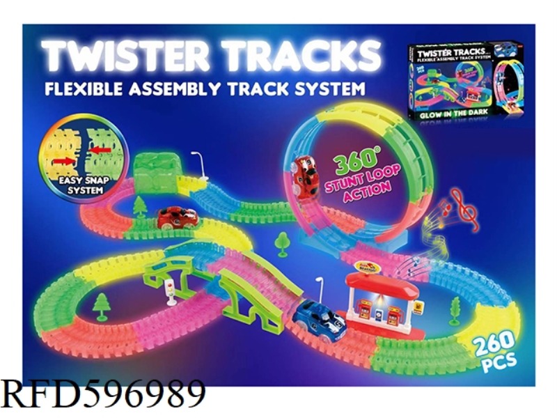 LUMINOUS TRACK ELECTRIC VEHICLE 260PCS