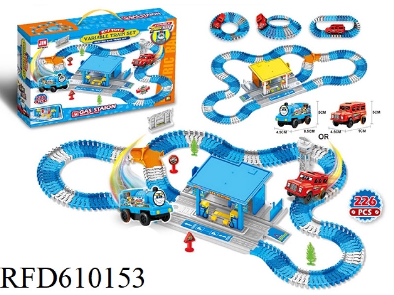 ELECTRIC TOMA RAIL TRAIN & GAS STATION