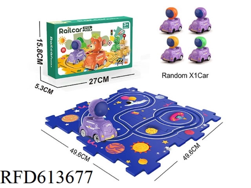 ELECTRIC SPACE PUZZLE RAIL CAR