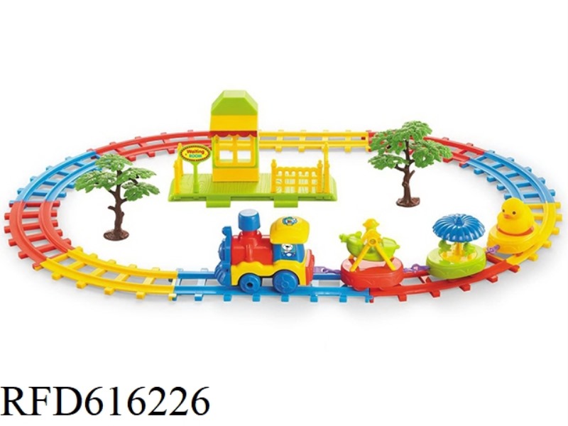 Assembled track train