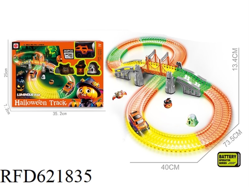 ELECTRIC HALLOWEEN GLOW-IN-THE-DARK TRACK