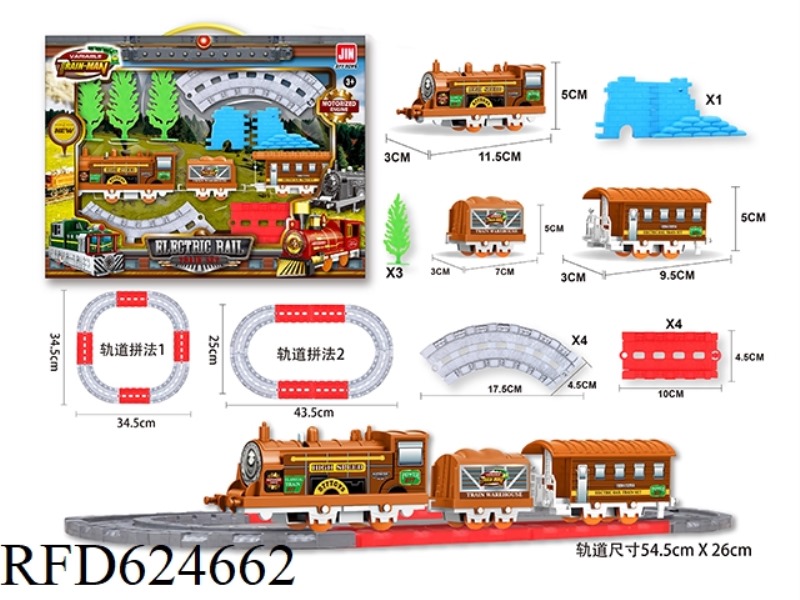 CLASSIC ELECTRIC RAIL TRAIN