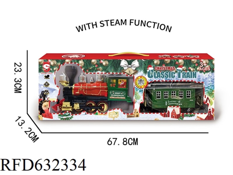 CLASSICAL ELECTRIC UNIVERSAL LIGHT MUSIC STEAM TRAIN