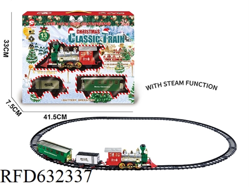 ELECTRIC LIGHT MUSIC STEAM TRACK TRAIN