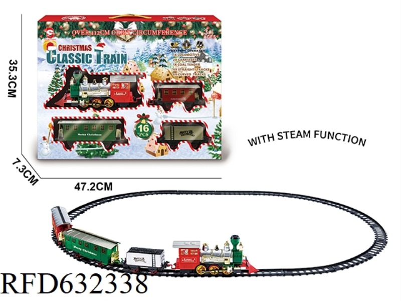 ELECTRIC LIGHT MUSIC STEAM TRACK TRAIN