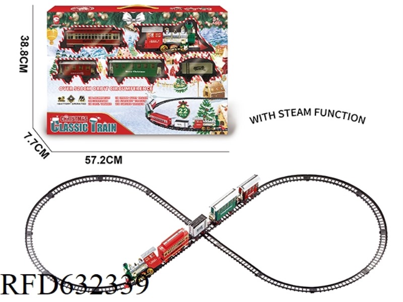 ELECTRIC LIGHT MUSIC STEAM TRACK TRAIN