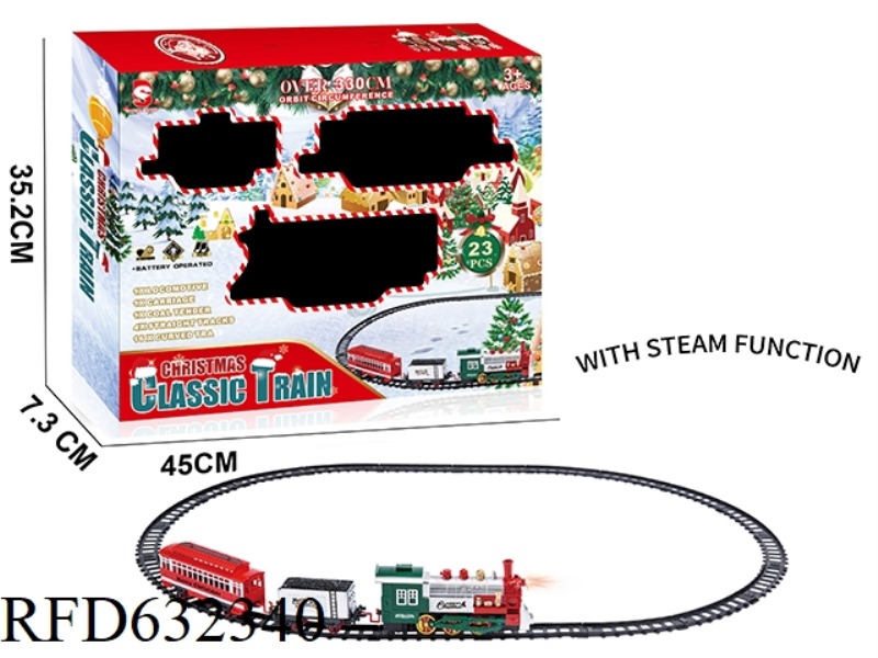 ELECTRIC LIGHT MUSIC STEAM TRACK TRAIN