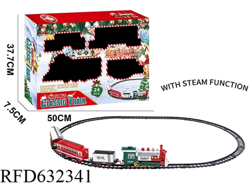 ELECTRIC LIGHT MUSIC STEAM TRACK TRAIN