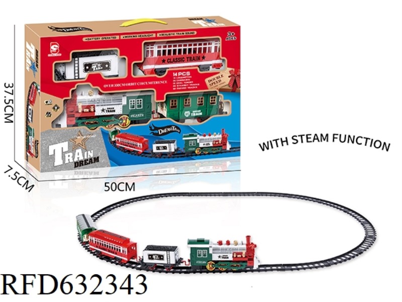 ELECTRIC LIGHT MUSIC STEAM TRACK TRAIN