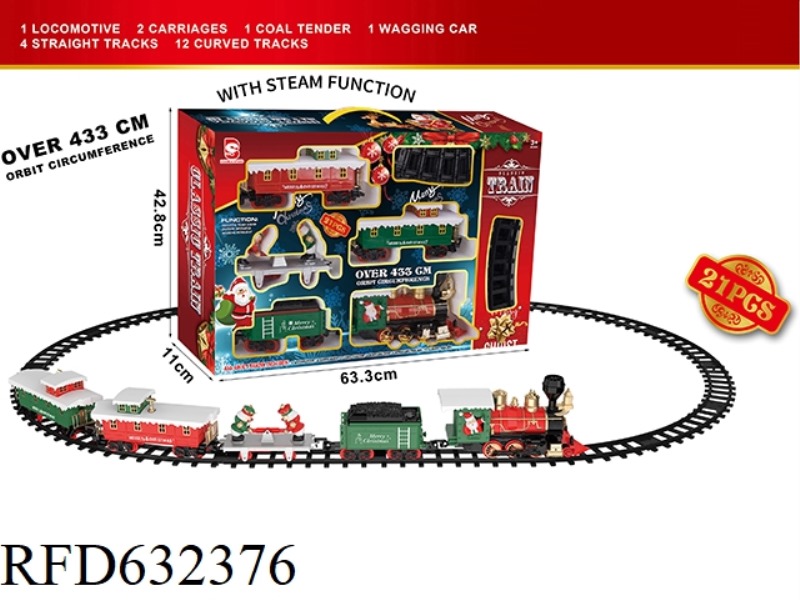 ELECTRIC LIGHT MUSIC STEAM TRACK TRAIN