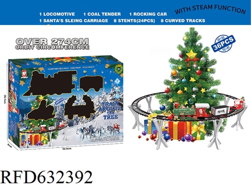 ELECTRIC LIGHT MUSIC STEAM TRACK TRAIN