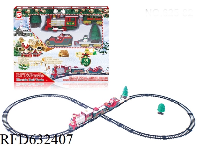 PUZZLE DIY TRACK CHRISTMAS VERSION ELECTRIC MUSIC TRAIN