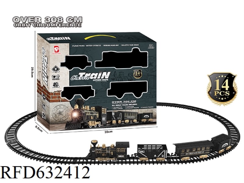 ELECTRIC RAIL TRAIN WITH LIGHT TRAIN SOUND
