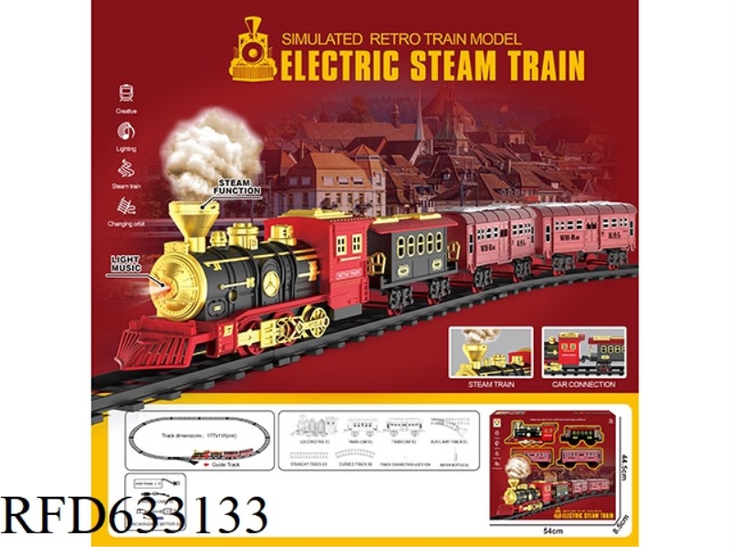 CLASSIC STEAM CHARGING RAIL TRAIN